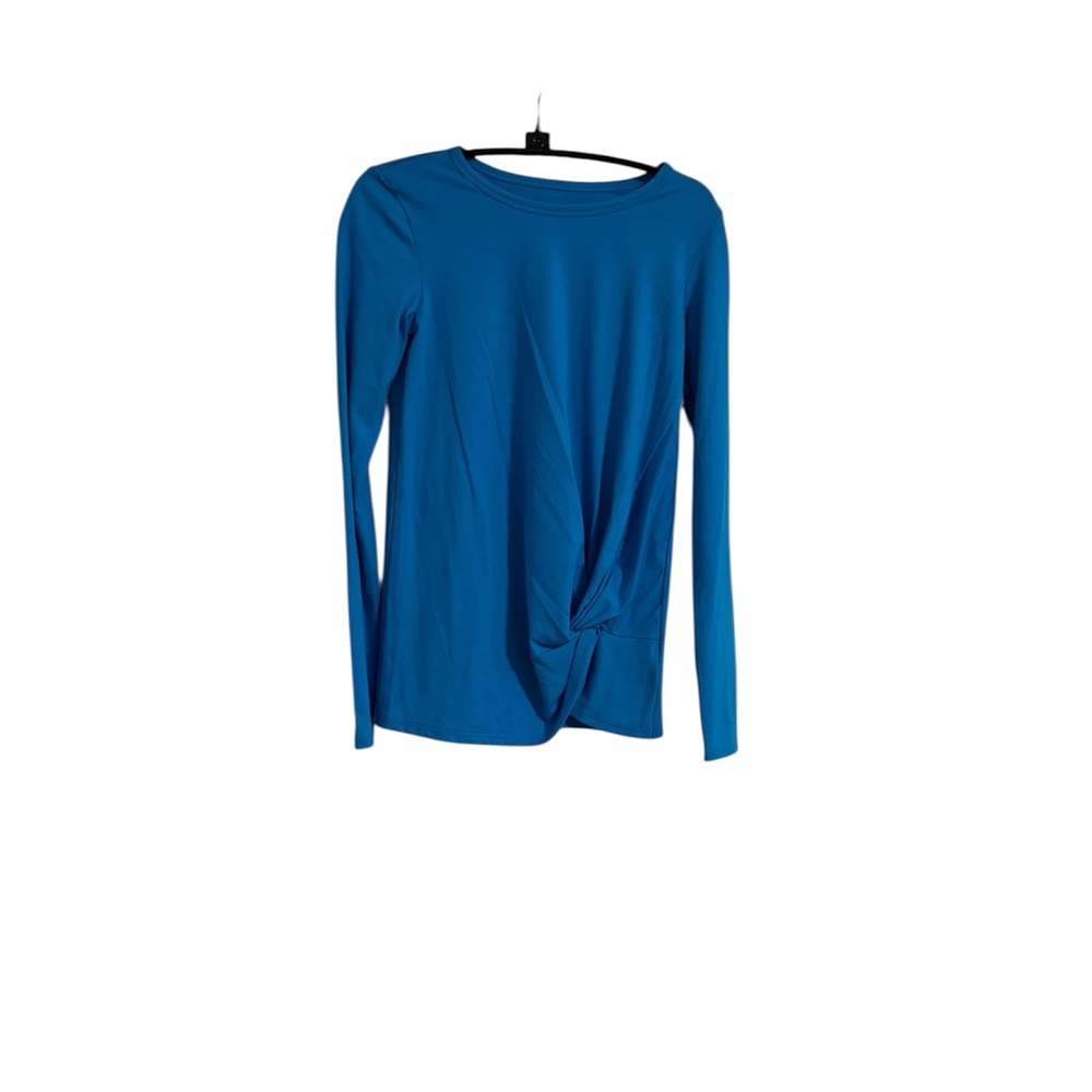 Lilly Pulitzer Long Sleeve Tarina Tee (Turquoise Shore) (Size: XXS)